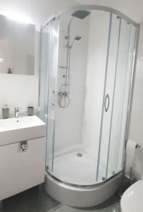 Łazienka w hotelu Wysokie Mazowieckie